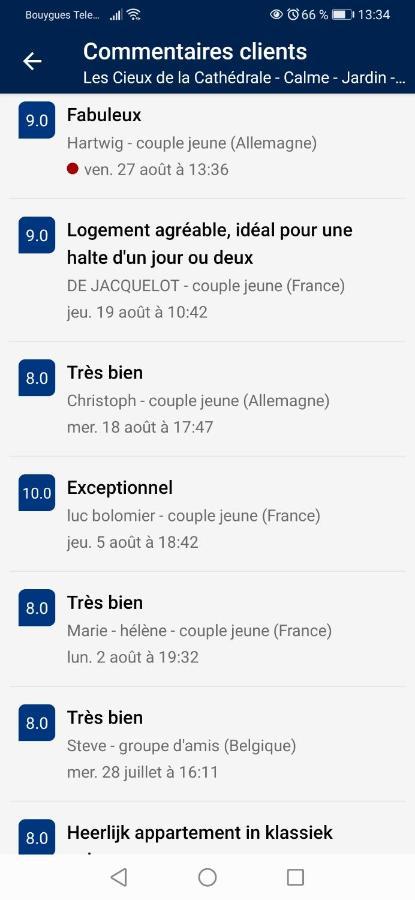 شقة Les Cieux De La Cathedrale - Calme - Jardin - Wifi تروي المظهر الخارجي الصورة